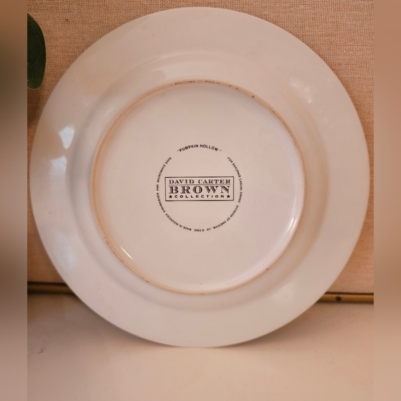 Sakura Pumpkin Hollow Salad Plate - Picture 2 of 3